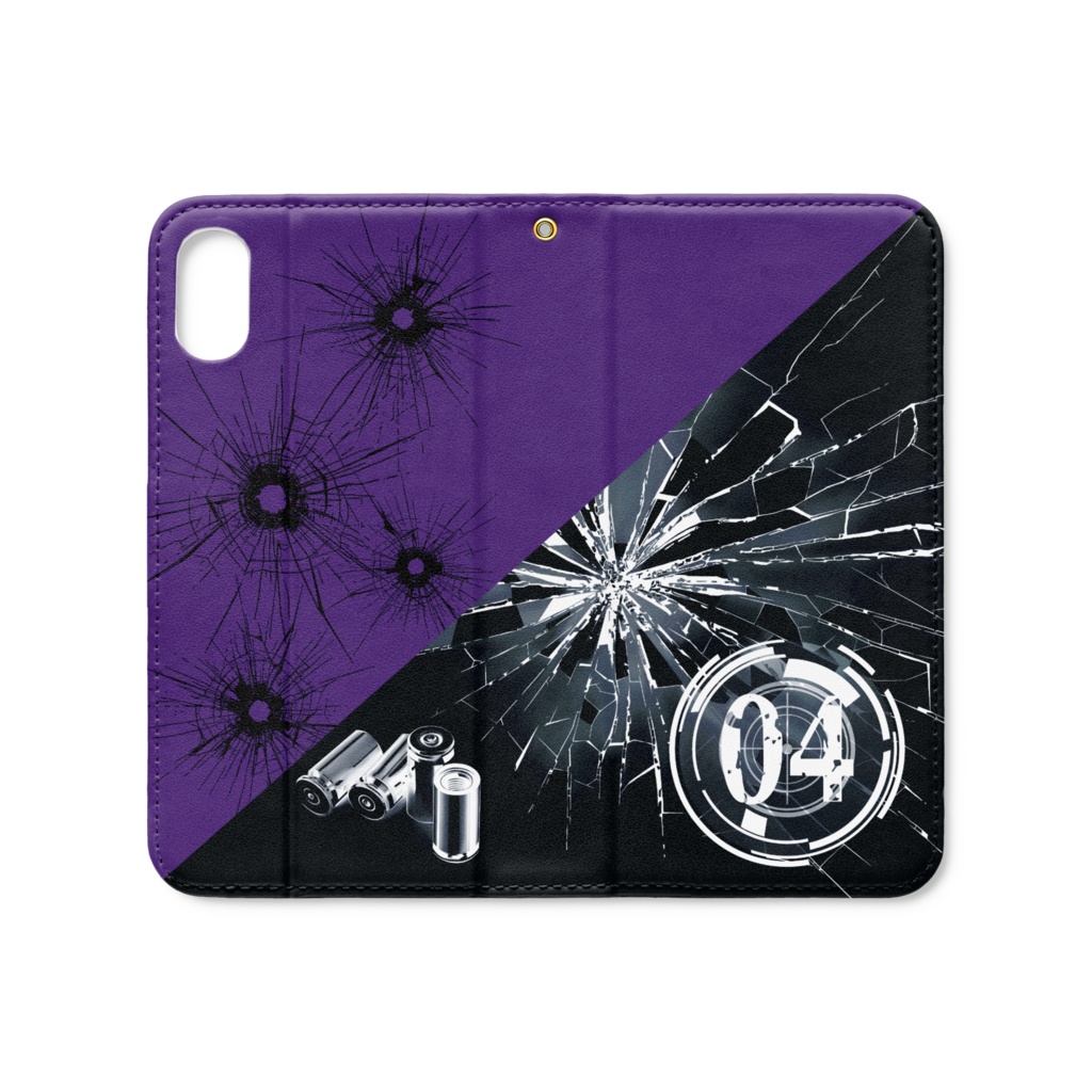 おそ松さん マフィア松手帳型iPhoneケース(ベルトなし) iPhone XS / X _全6種