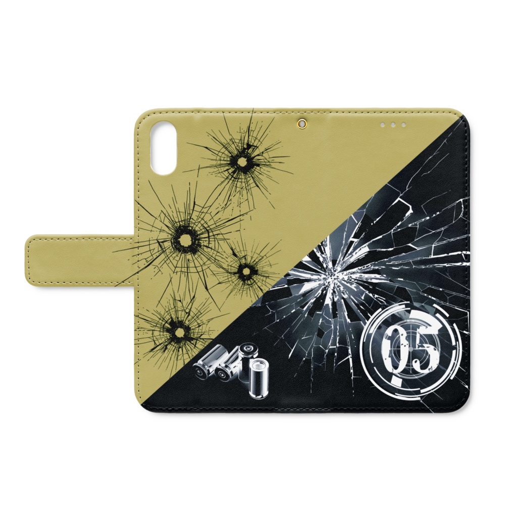 おそ松さん マフィア松手帳型iPhoneケース(ベルトあり) iPhone XS / X _全6種