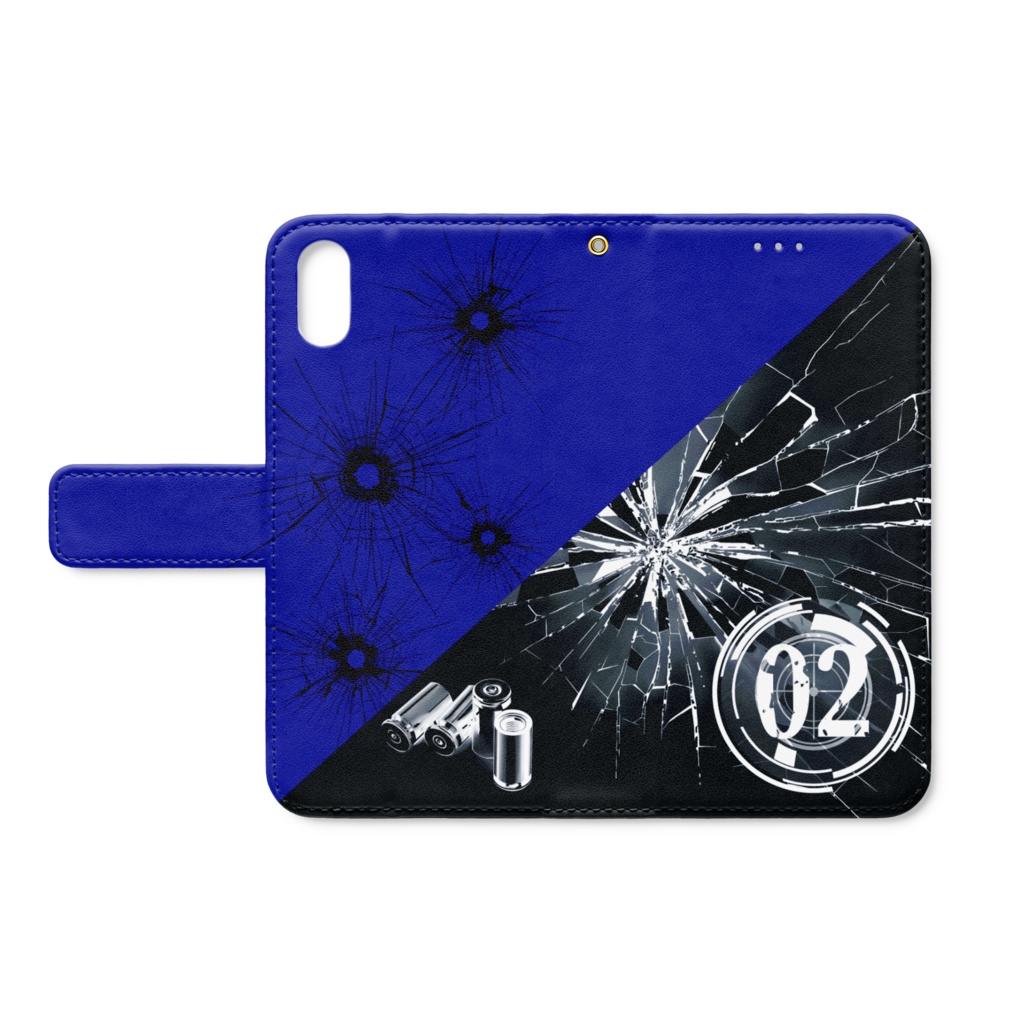 おそ松さん マフィア松手帳型iPhoneケース(ベルトあり) iPhone XS / X _全6種