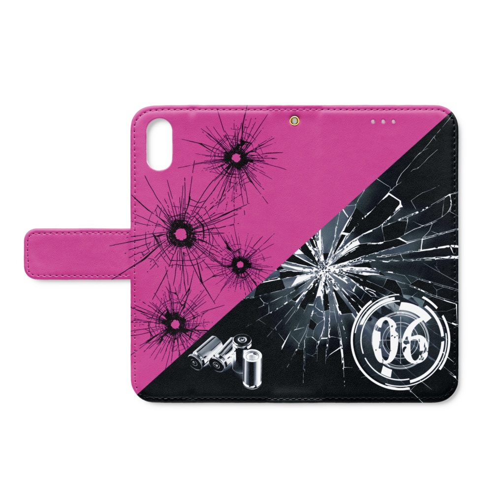 おそ松さん マフィア松手帳型iPhoneケース(ベルトあり) iPhone XS / X _全6種