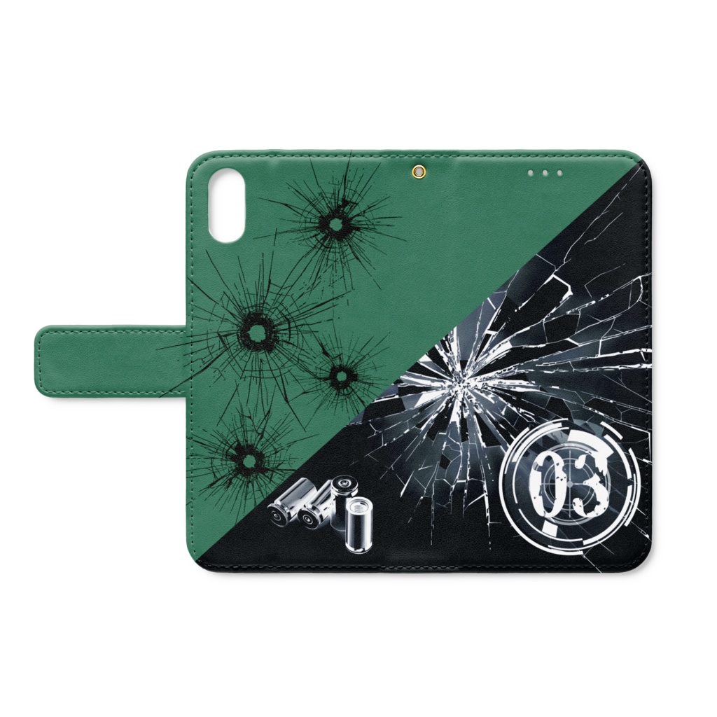 おそ松さん マフィア松手帳型iPhoneケース(ベルトあり) iPhone XS / X _全6種