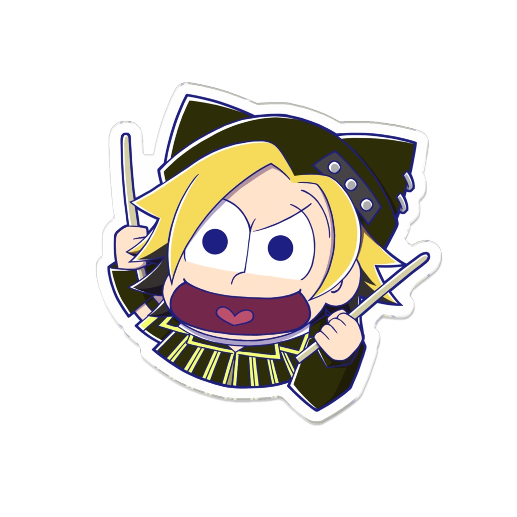 おそ松さん バンド松のっかりアクリルバッジ 全6種