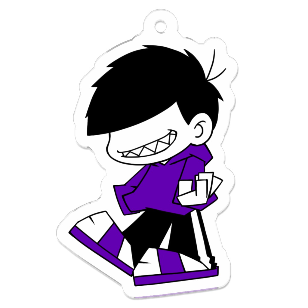 おそ松さんアクリルキーホルダー_デフォルメパーカーver._全6種