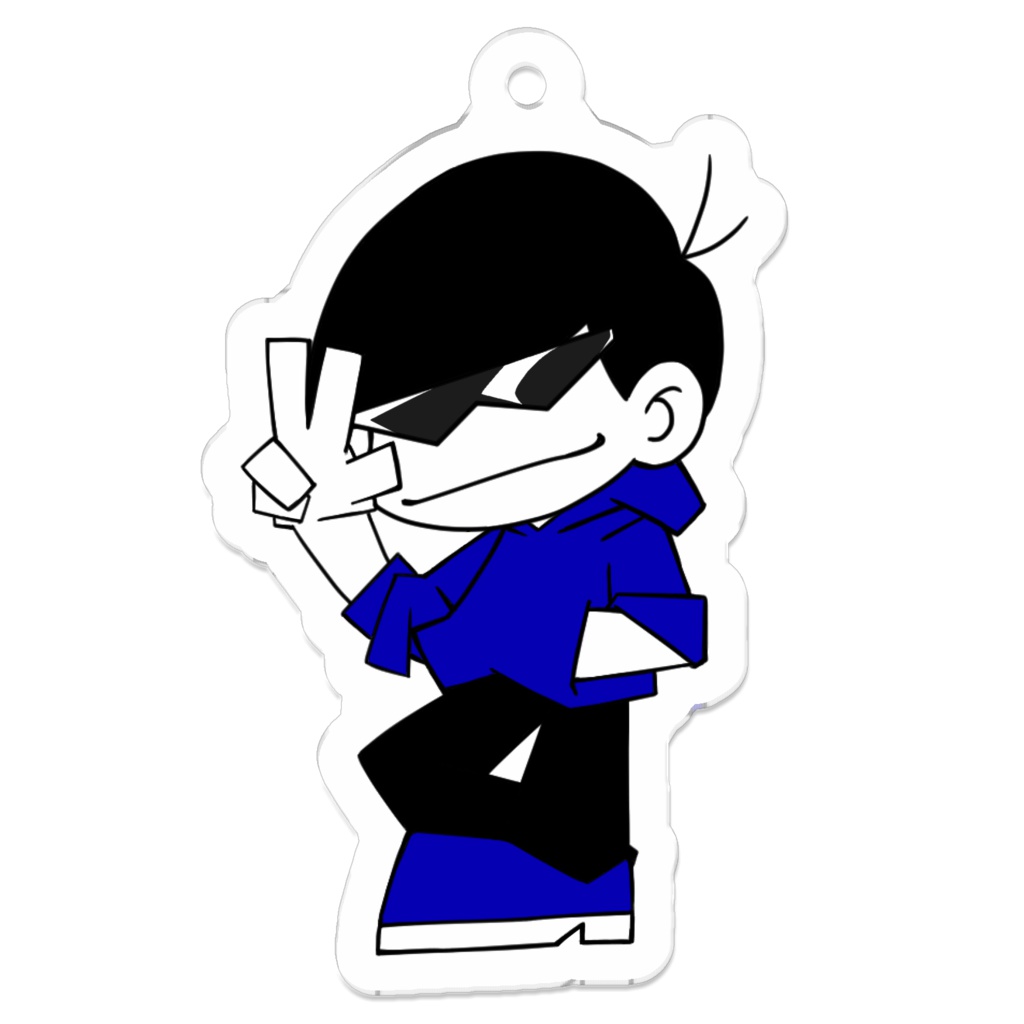 おそ松さんアクリルキーホルダー_デフォルメパーカーver._全6種