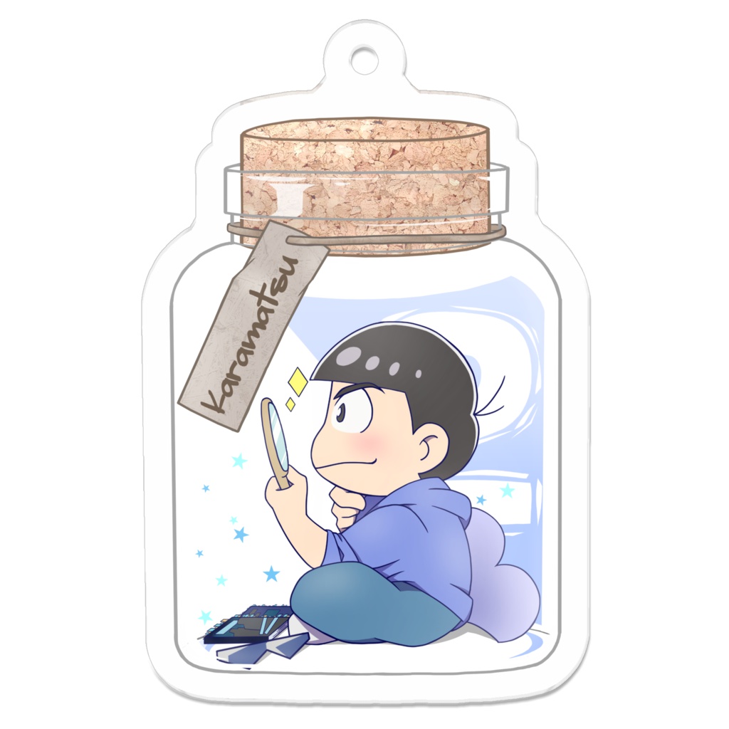 おそ松さんアクリルキーホルダー_瓶詰めver._全6種