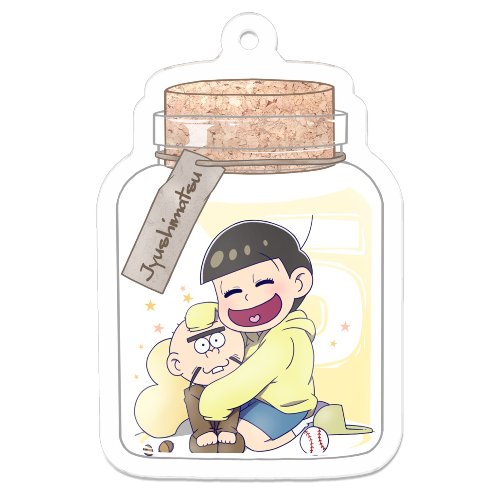 おそ松さんアクリルキーホルダー_瓶詰めver._全6種