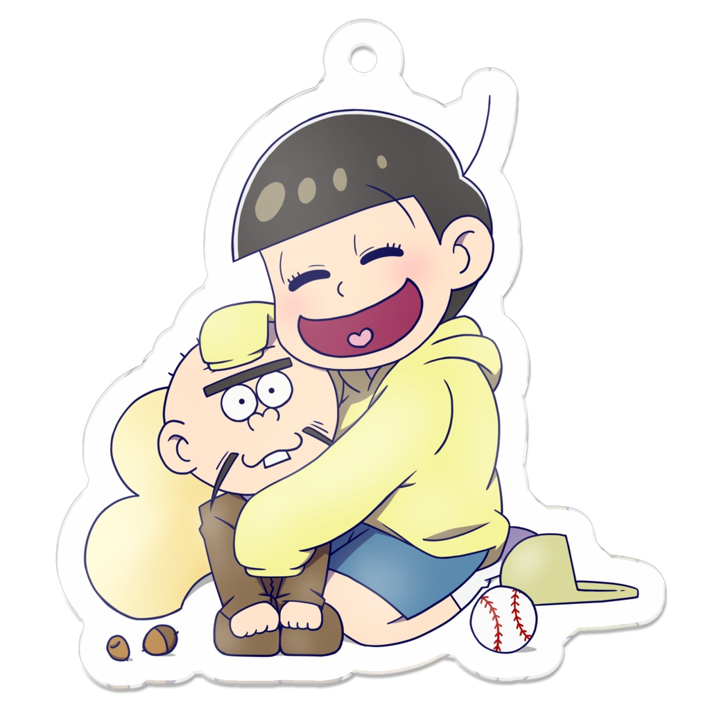 おそ松さんアクリルキーホルダー_松クッションver._全6種