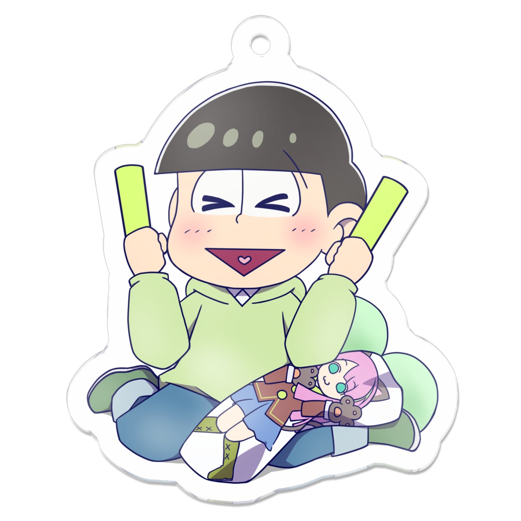 おそ松さんアクリルキーホルダー_松クッションver._全6種