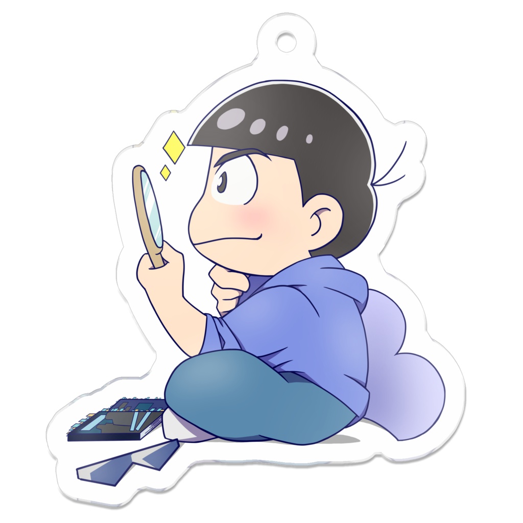 おそ松さんアクリルキーホルダー_松クッションver._全6種