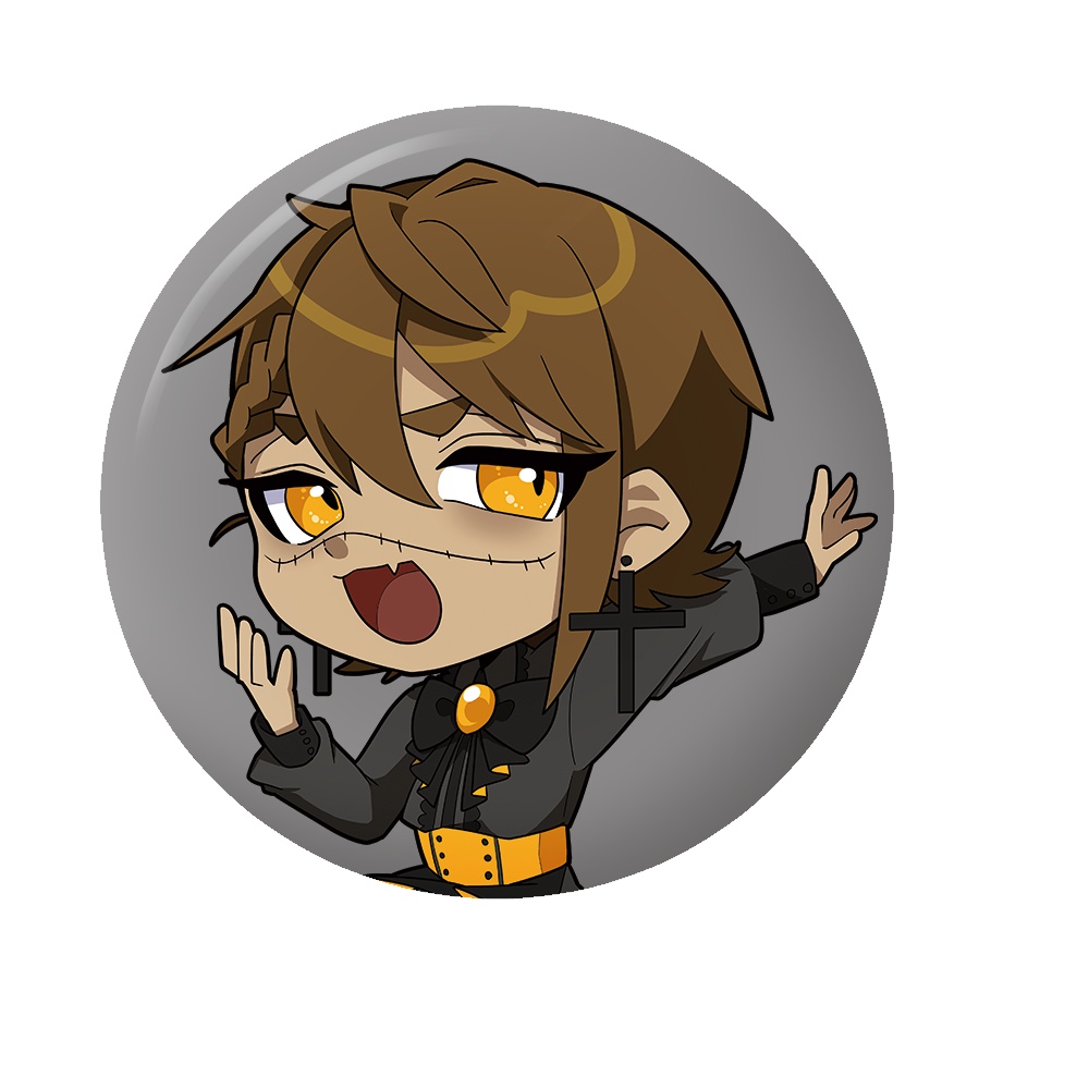 【夜鳥の会3周年】新ヴィジュアル缶バッジ【再販】