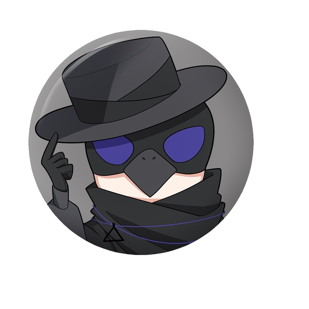 【夜鳥の会3周年】新ヴィジュアル缶バッジ【再販】