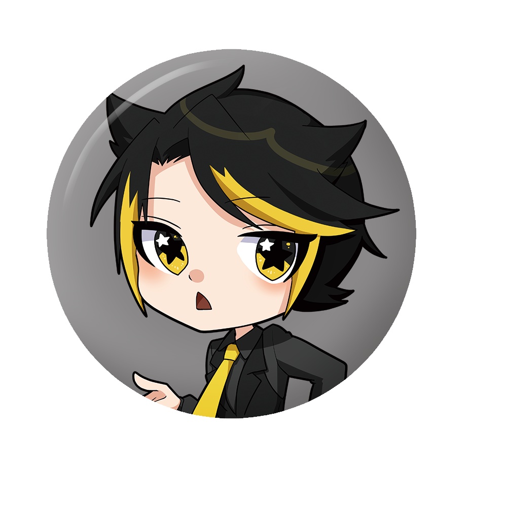 【夜鳥の会3周年】新ヴィジュアル缶バッジ【再販】