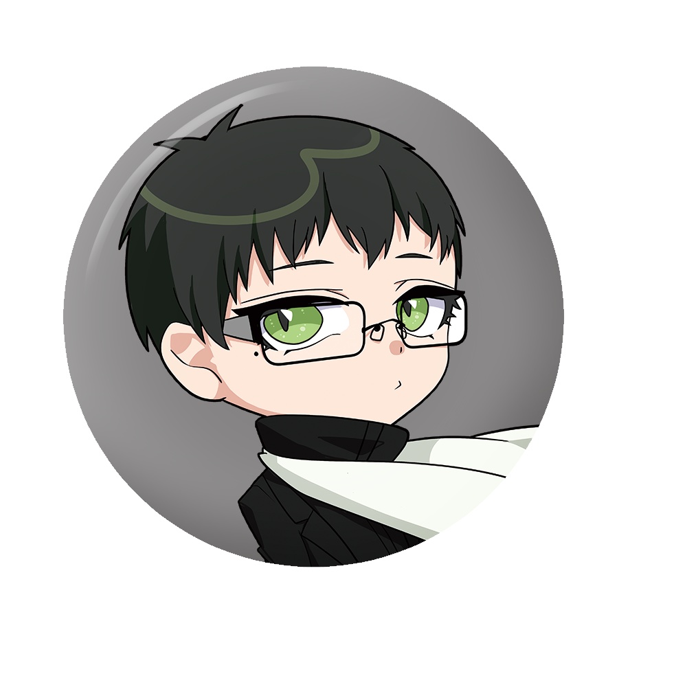 【夜鳥の会3周年】新ヴィジュアル缶バッジ【再販】