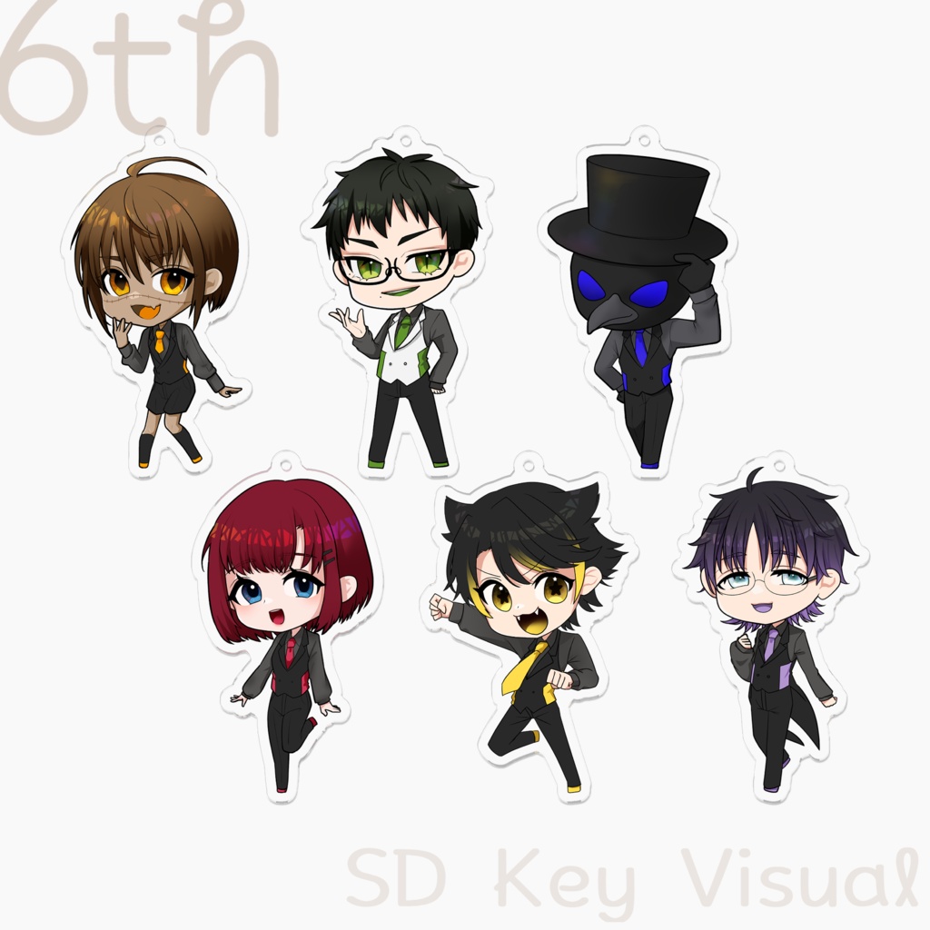 【6th】SDキービジュアルアクキー
