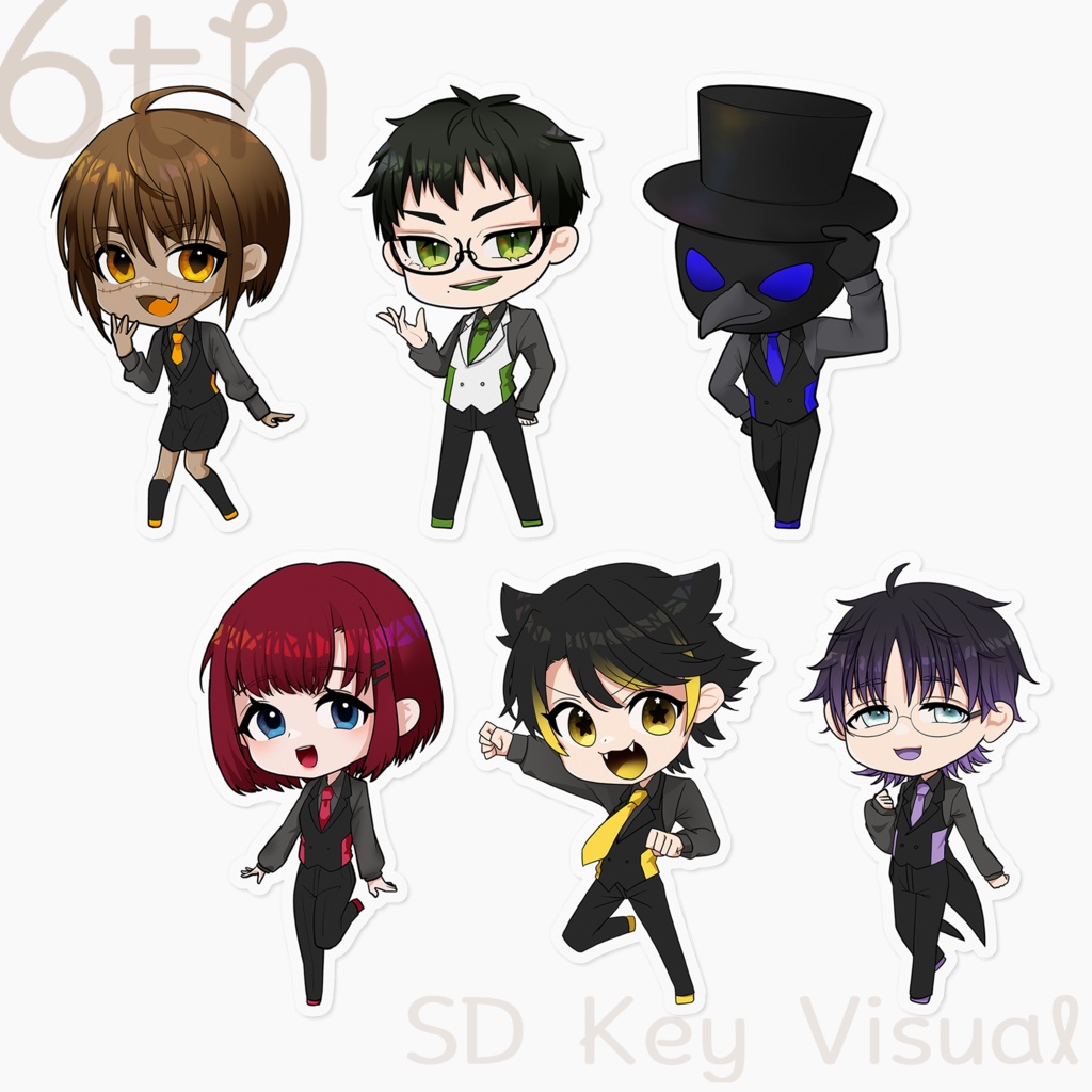 【6th】SDキービジュアルステッカー