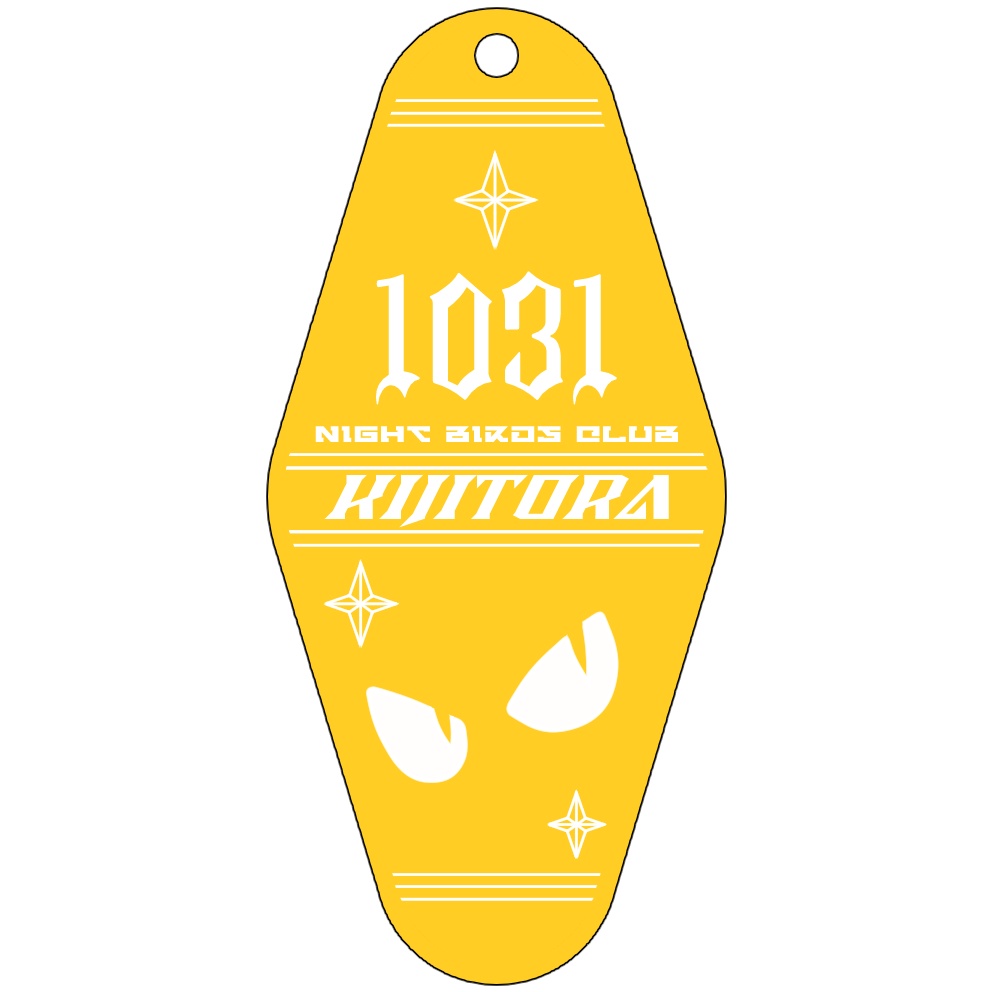 【2025】コバト&デカラス&きじとら モーテルキー風アクリルキーホルダー【誕生日記念】