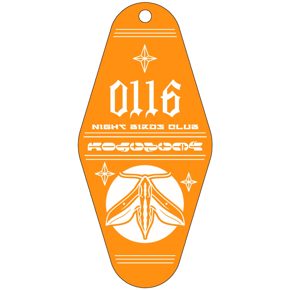 【2026】コスズメ モーテルキー風アクリルキーホルダー【誕生日記念】