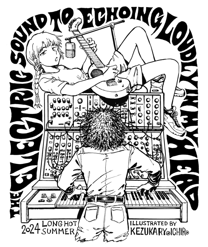 ELECTRIC SOUND ロングTシャツ