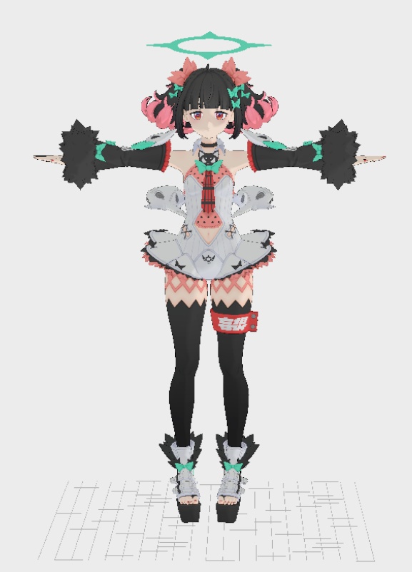 Nangong VRM,Vroid,PMX MMD Download