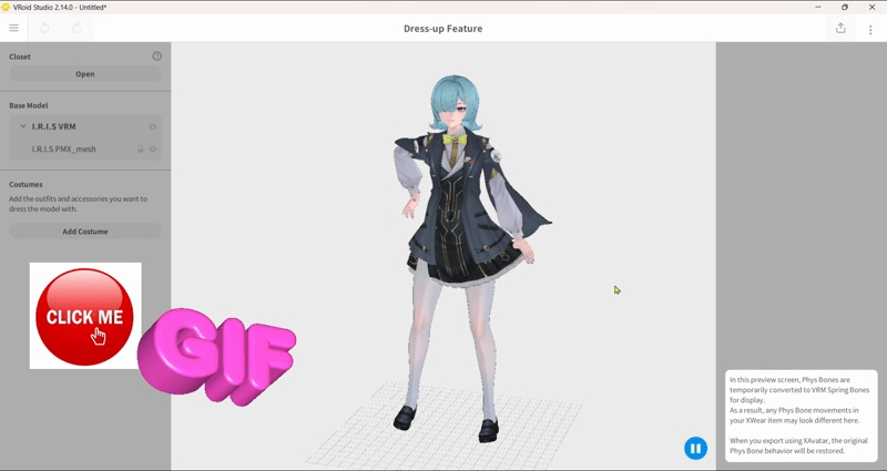IRIS VRM,Vroid,PMX MMD Download