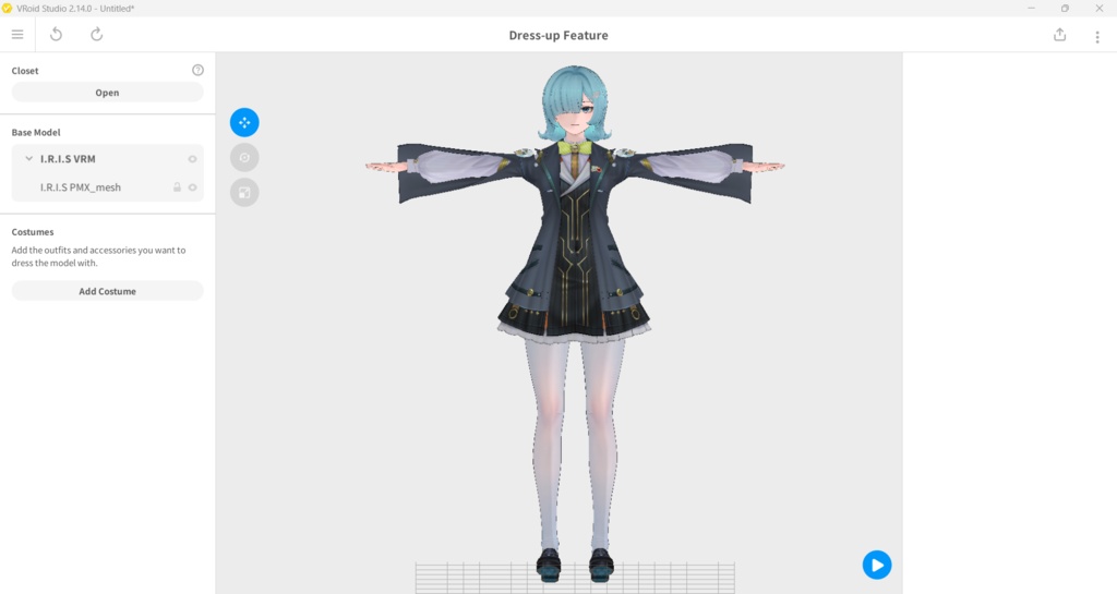 IRIS VRM,Vroid,PMX MMD Download