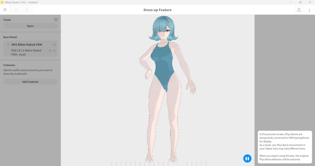 IRIS VRM,Vroid,PMX MMD Download