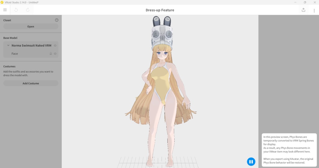 Norma VRM,Vroid,PMX MMD Download