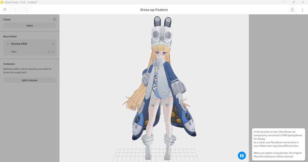 Norma VRM,Vroid,PMX MMD Download