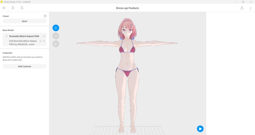 Remielle VRM,Vroid,PMX MMD Download