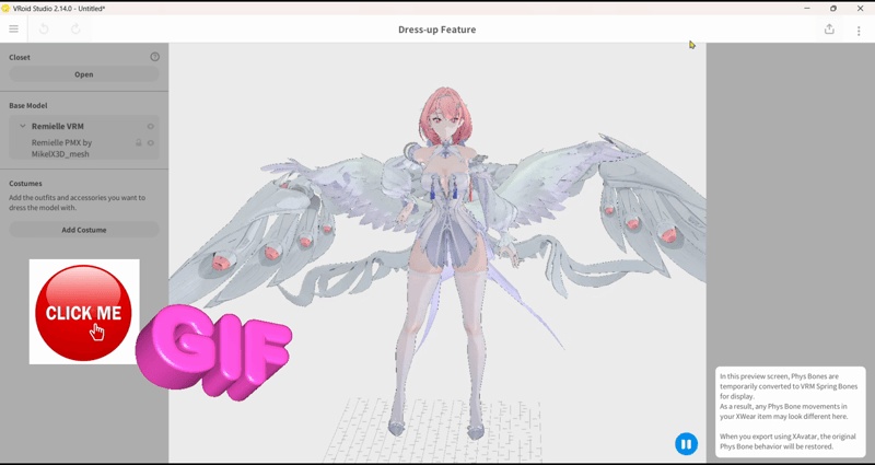 Remielle VRM,Vroid,PMX MMD Download