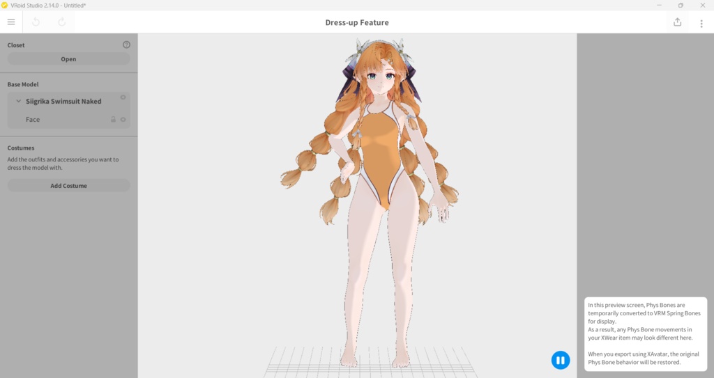 Sigrika VRM,Vroid,PMX MMD Download
