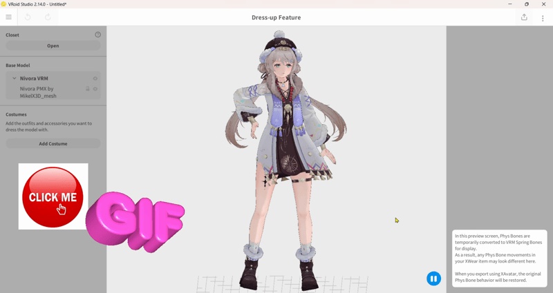 Nivora VRM,Vroid,PMX MMD Download