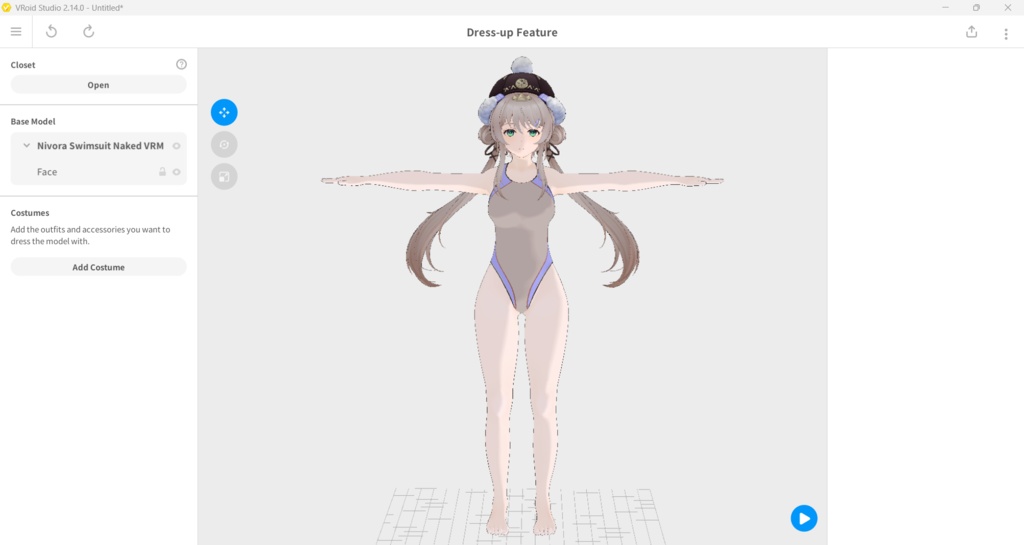 Nivora VRM,Vroid,PMX MMD Download