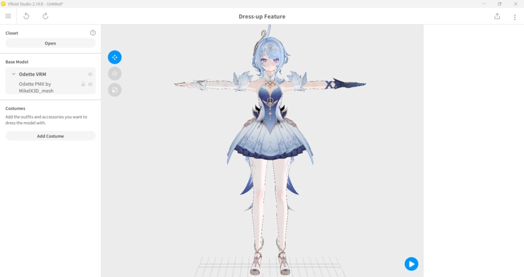 Odette VRM,Vroid,PMX MMD Download