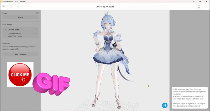 Odette VRM,Vroid,PMX MMD Download