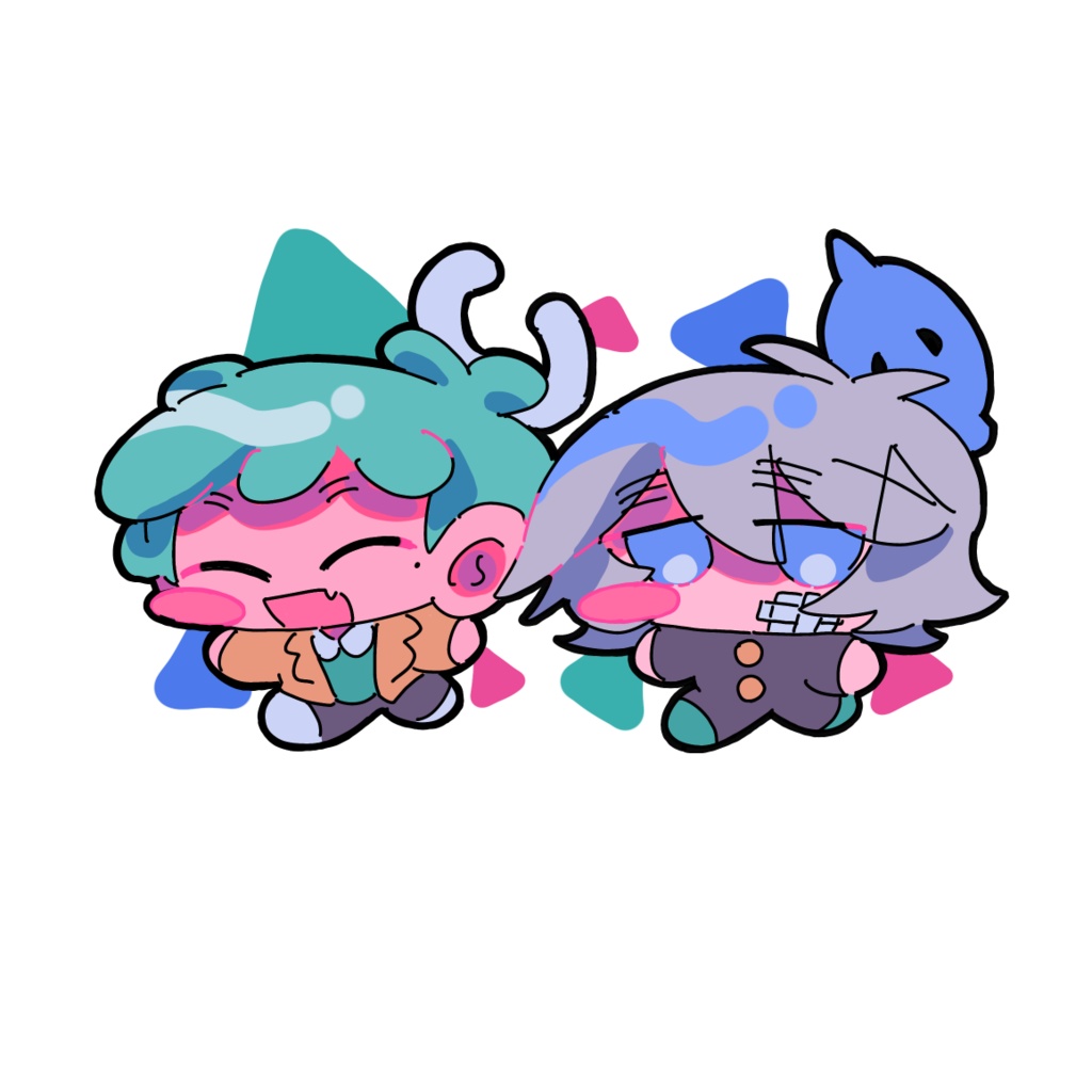 ステッカー「ふたり」