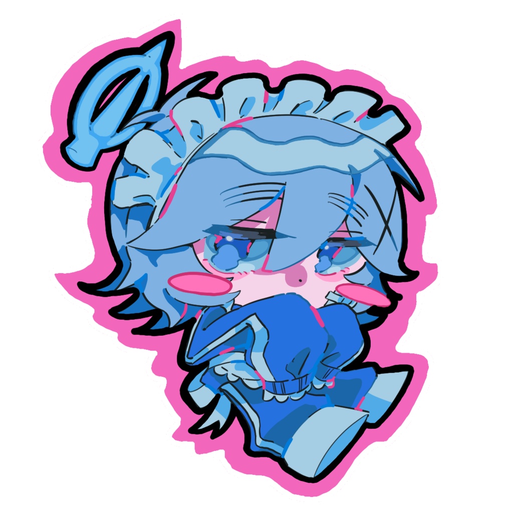 ステッカー「ジャージメイド 胚」