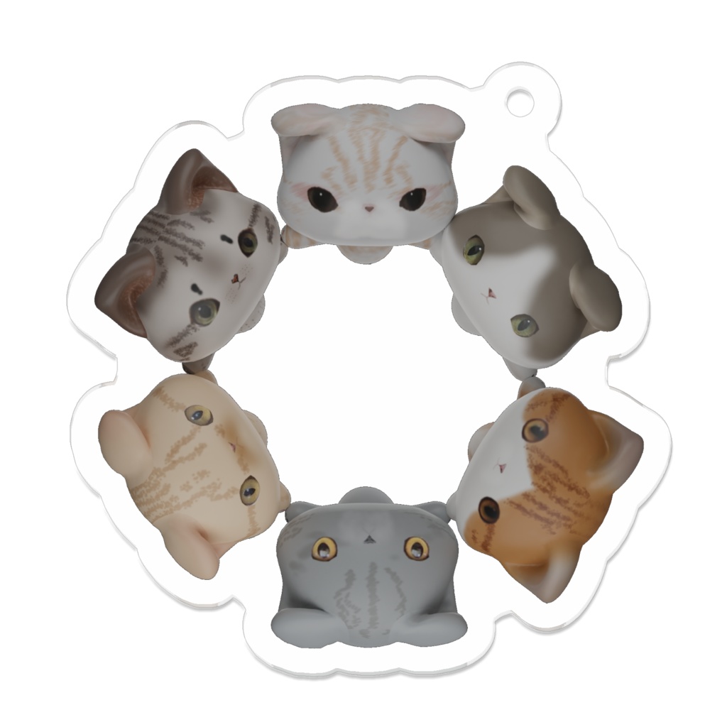 アクリルキーホルダー SixCats