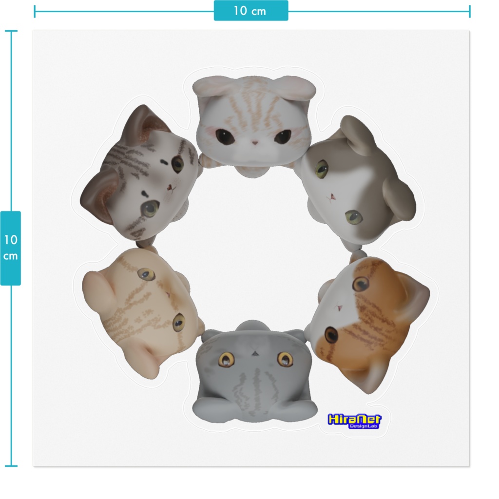 ステッカー SixCats