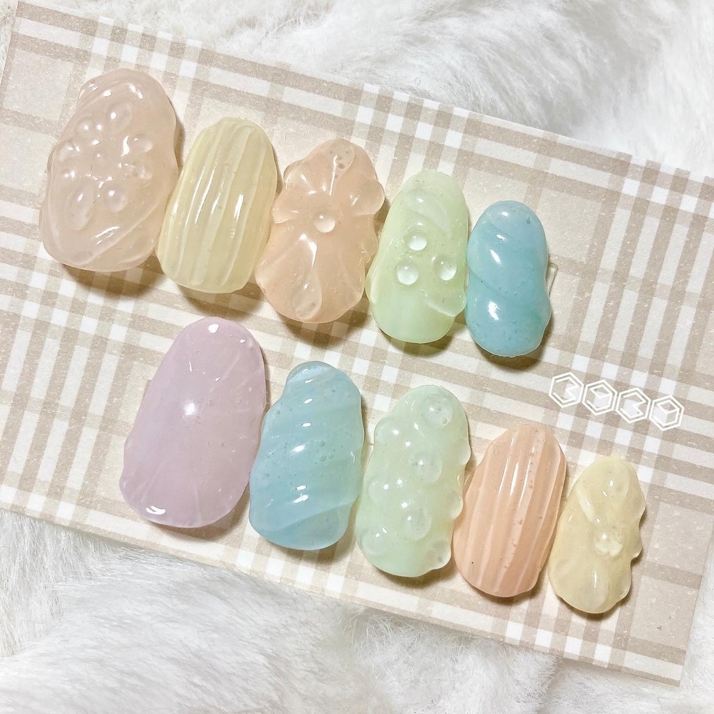 ネイルチップ ドロップ キャンディ