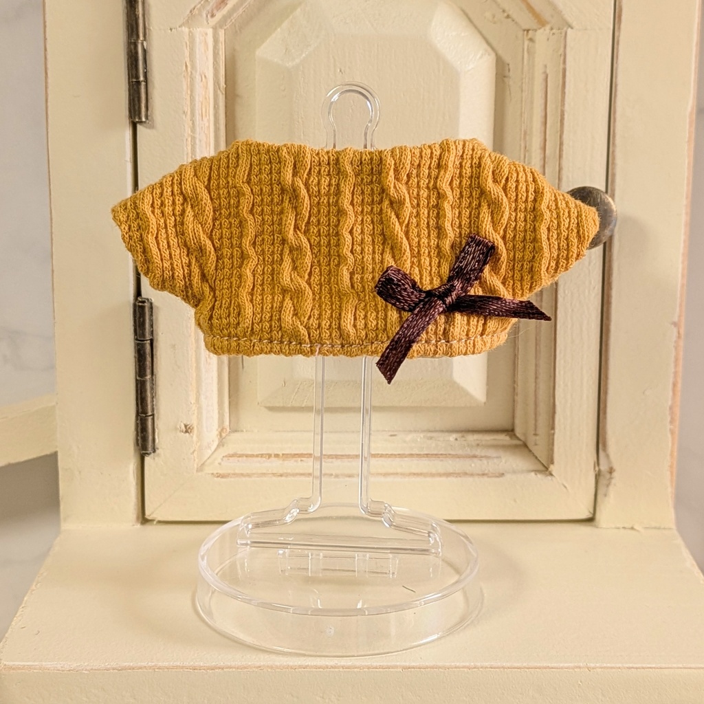 (ぬい)リボンニット