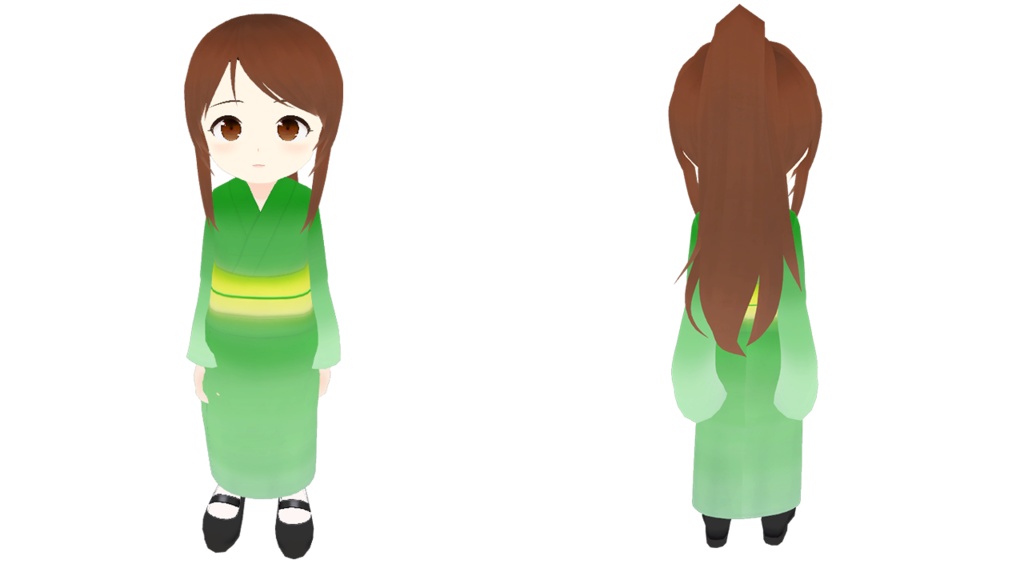 オリジナル3Dモデル『桜子』