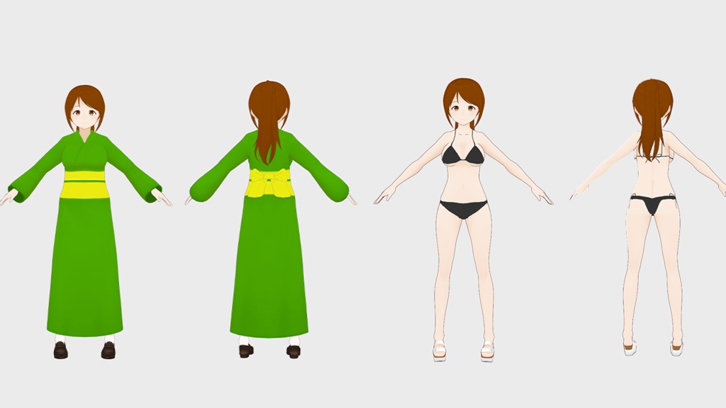 オリジナル3Dモデル『桜子』