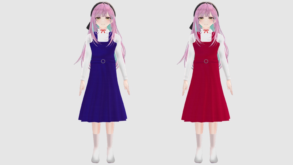 【女装男子の曾我くん専用】ジャンスカ制服【VRChat対応】