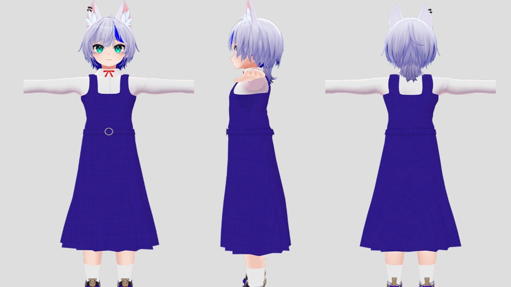 【ハオラン専用】ジャンスカ制服【VRChat対応】