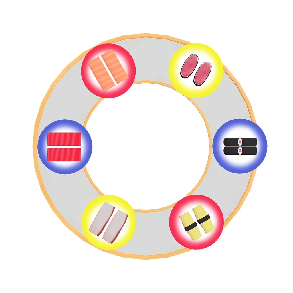 【VRChat用アクセサリー】躑躅屋式寿司ヘイロー