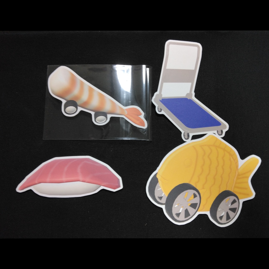 躑躅屋ダイカットシール Vol.1 100mm