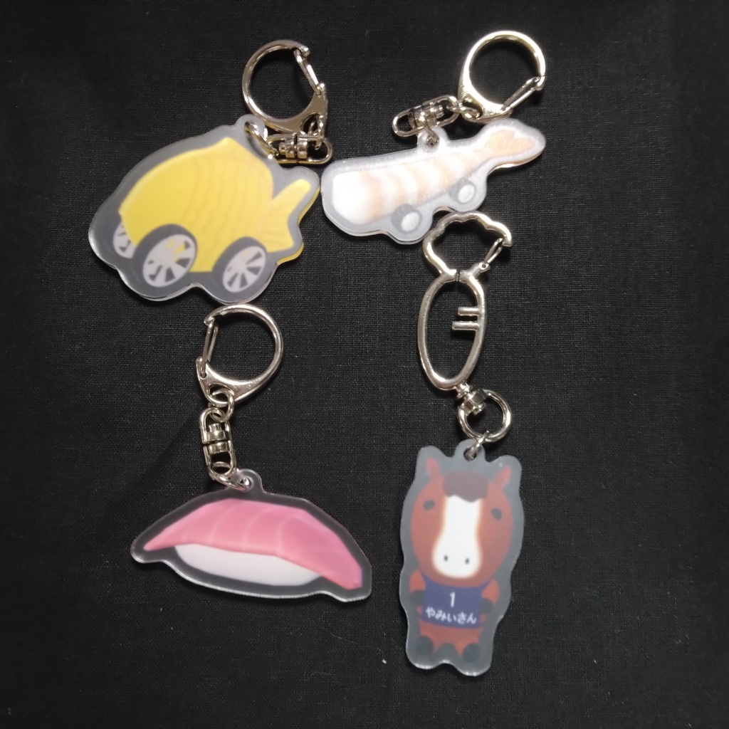 躑躅屋アクリルキーホルダー Vol.1 50mm*50mm