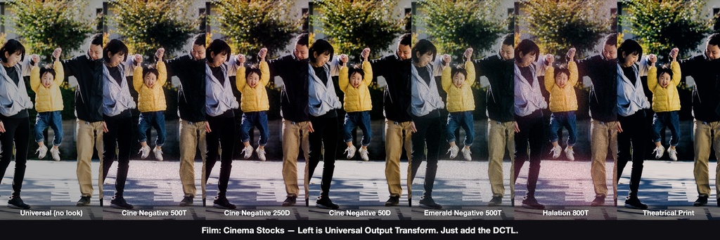 Film: Cinema Stocks 6|DaVinci Resolve 用 映画のための乳剤DCTL(ハレーション0〜2・粒0〜0.3・11カメラ対応)