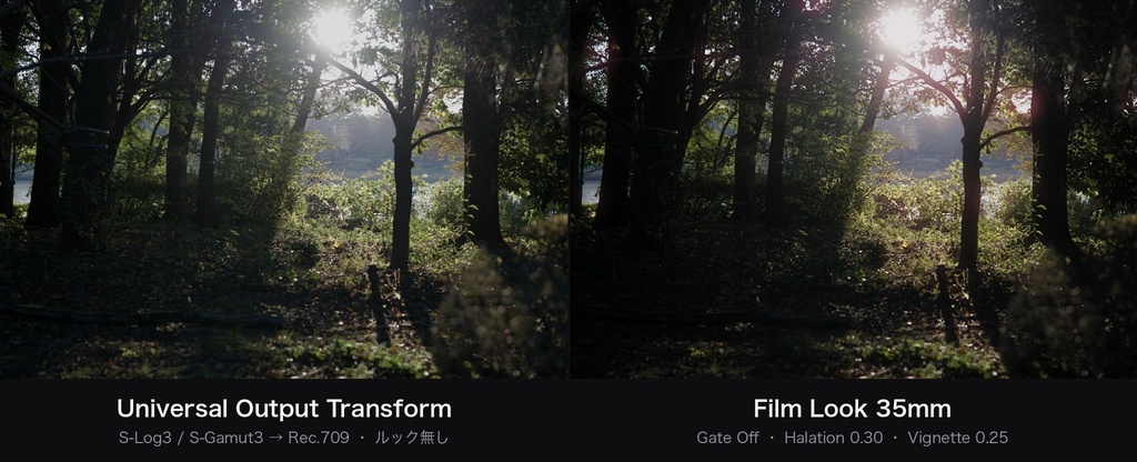 Film Look 35mm|DaVinci Resolve 用 光学テクスチャDCTL(ハレ・散乱・四隅・画角/11カメラ対応)